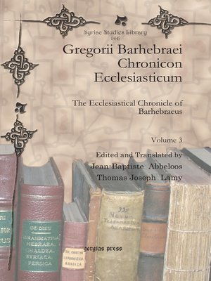 cover image of Gregorii Barhebraei Chronicon Ecclesiasticum